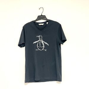 Original Penguin V Neck Graphic Tee